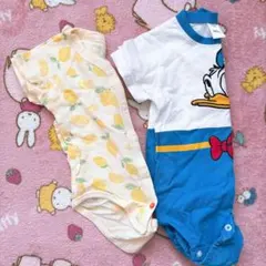 ドナルドダックロンパース 70-80cm