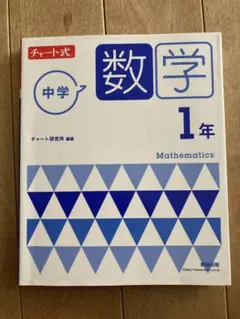 チャート式　数学　中学1年
