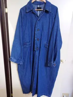 KBF デニム　ロングコート　オーバーサイズ