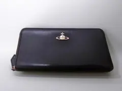Vivienne Westwood 長財布 ブラック オーブロゴ