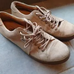 VANS ベージュ スエード スニーカー　メンズ　靴