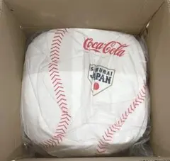 コカ・コーラ 侍ジャパン ビーズクッション 野球ボール型 非売品 限定