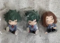 ヒロアカ　肩ズンFig.　緑谷出久×２　麗日お茶子　３点セット