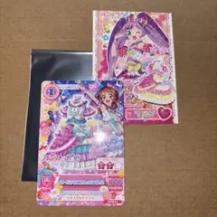 アイカツ　プリパラ　映画　入場特典　大空あかり　真中らぁら　カード
