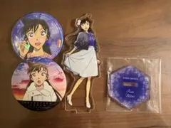 劇場版名探偵コナン隻眼の残像 毛利蘭 アクリルスタンド 缶バッジ