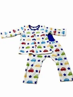 車と星柄 ベビーパジャマセット　90センチ