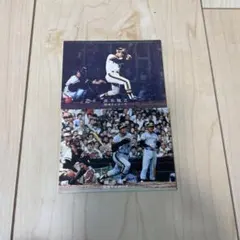 カルビープロ野球カード　1978年　掛布雅之　阪神タイガース　2枚