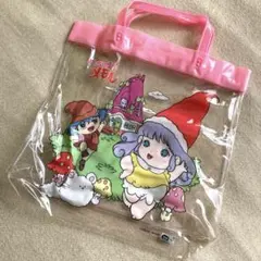 とんがり帽子のメモル　ビニールバッグ　プールバッグ　当時物　激レアのサムネイル