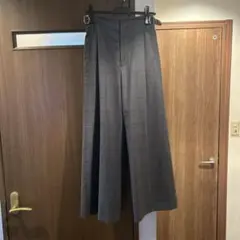 BEAUTY&YOUTH チェック タックワイドパンツ