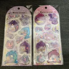 正規品　サンリオウォーターシール　マイメロ　クロミ　ウォーターシール