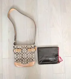 COACH ショルダーバッグ ブラウン/ベージュ