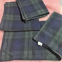 MUJI クッションカバー チェック柄