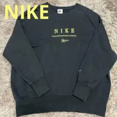 【センタービッグ刺繍ロゴ】NIKEスウェット古着ストリート袖ロゴXL長袖