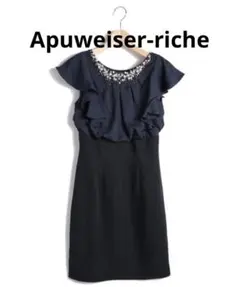 Apuweiser-riche‼️フラワービジュードッキングワンピース