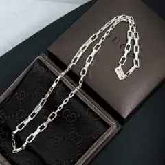 GUCCI スクエア リンク チェーン ネックレス 925 トムフォード期