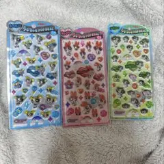 うるちゅるポップシール　パワーパフガールズ