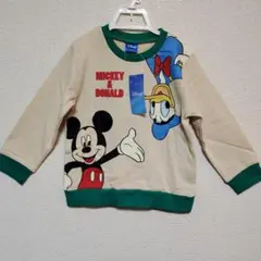 ★新品タグ付き　ミッキー　ドナルド　トレーナー　110cm