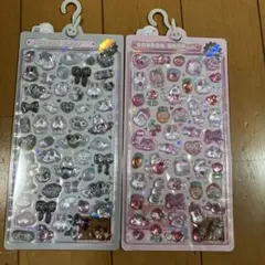 ボンボンドロップシール 正規品 クーリア しろくろボンボン ももいろボンボン