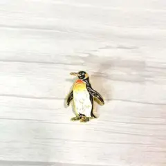 オウサマペンギン　ピンバッジ　ピンバッチ　キングペンギン