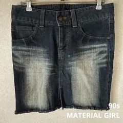 archive 90s MATERIAL GIRL デニムタイトスカート　y2kのサムネイル