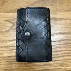 BOTTEGA VENETA イントレチャート キーケース ダークブラウンのサムネイル