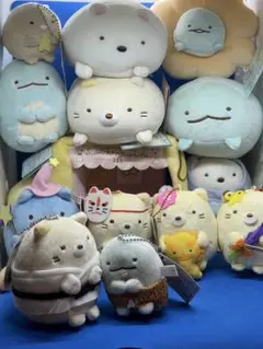 すみっコぐらし ご当地 マスコット ぬいぐるみ えびふらいのしっぽ ワゴン