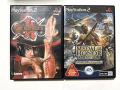 ギルティギア イグゼクス メダルオブオナー ライジングサン PS2 セット