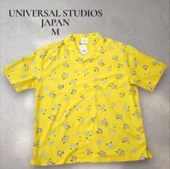 USJ ミニオンズ アロハシャツ イエロー Mサイズ　ユニバのサムネイル
