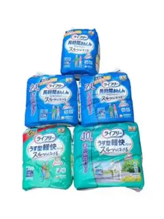 【ピアスさん専用】ライフリー 超薄型紙パンツ 男女共用 （M24枚✖️10袋） ピアスさん専用】ライフリー 超薄型紙パンツ 男女共用 （M24枚✖️10袋