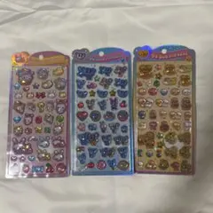 うるちゅるポップシール　エンジェルブルー/なっとうちゃん/フワフワらびちゃん