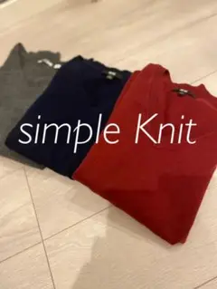 まとめ売り　ユニクロ　Vネック　ニットセーター　セット