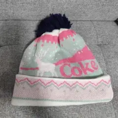 ロデオクラウンズ　コカ・コーラ　コラボ　ニット帽