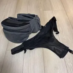 ポルバンアドバンス ヒップシート メランジグレー シングルショルダー付き