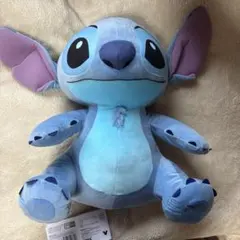 ディズニー　スティッチ　スーパーラージぬいぐるみ　おすわりver.
