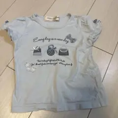 い*ん様 moo non non ライトブルー Tシャツ 100