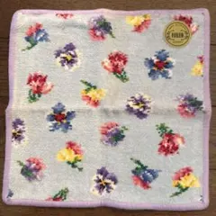 FEILER 花柄 チェニール織 ハンカチ