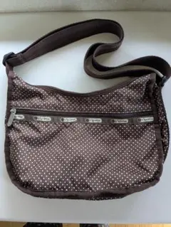 LeSportsac ショルダーバッグ ドット柄 ブラウンのサムネイル