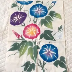 【新品】かまわぬ　高級手拭い　朝顔市　綿100％　日本製　注染