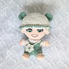 ちびスト ぬい服　くま耳帽子 お花バック
