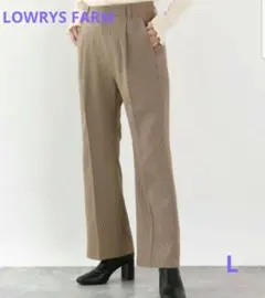 *ローリーズファーム* スラックスパンツ　ベージュ　(着用1回)