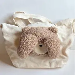 【未使用】アニマル　くま　トートバッグ