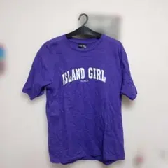 VOLCOM ISLAND GIRL Tシャツ パープル M