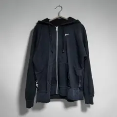 ナイキ　NIKE　パーカー　長袖　ジップアップパーカー　スリット　古着　y2kのサムネイル