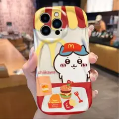 ✨延長セール✨iPhone16 スマホケース ちいかわ マクドナルド デザイン