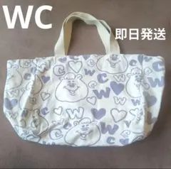 【9】WC クマの顔プリント トートバッグ 若槻千夏のサムネイル
