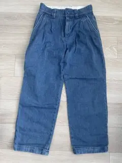 FARAH ファーラー　Three-tuck Wide Pants インディゴ