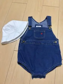 80cm POLO デニム ロンパース GAP 46cm 帽子