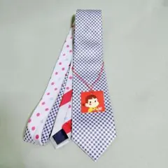 不二家 ペコちゃん ネクタイ ギンガムチェック バンダイ 隠れキャラのサムネイル