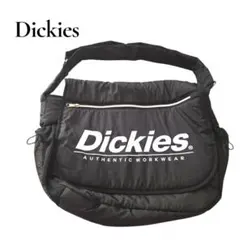 美品✨️Dickies　ナイロンショルダーバック　黒　大きめ　通学通勤のサムネイル