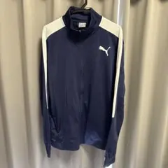 PUMA ジャージ ジャケット ネイビー/ホワイト